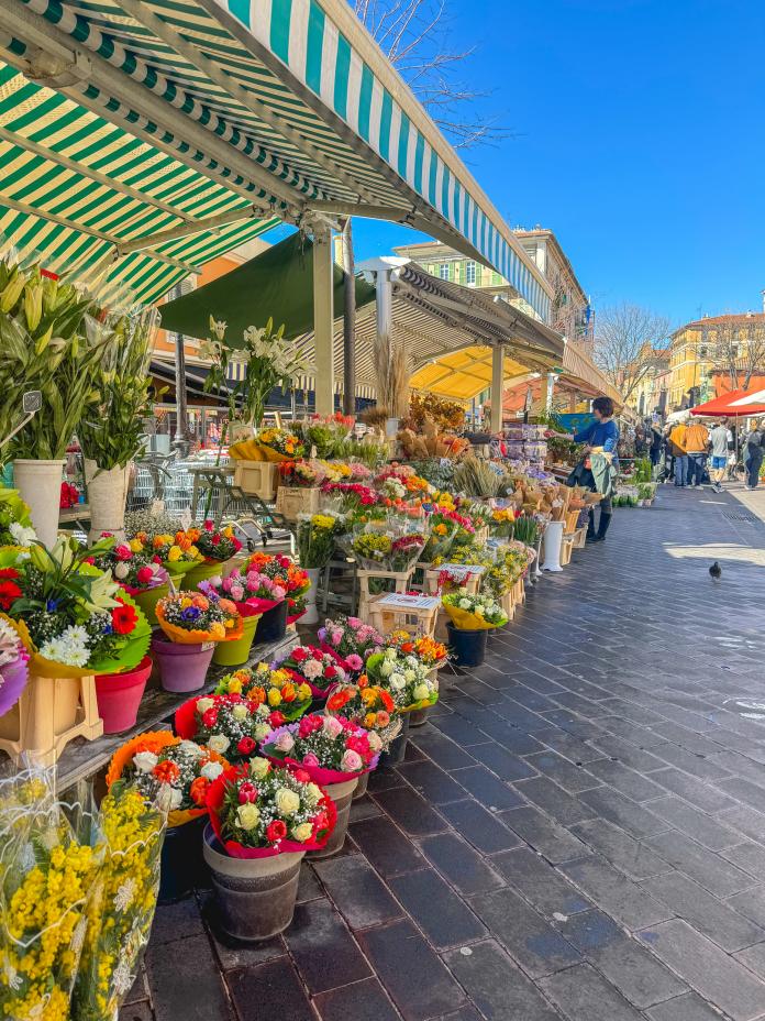 Marché aux Fleurs du Cours Saleya à Nice